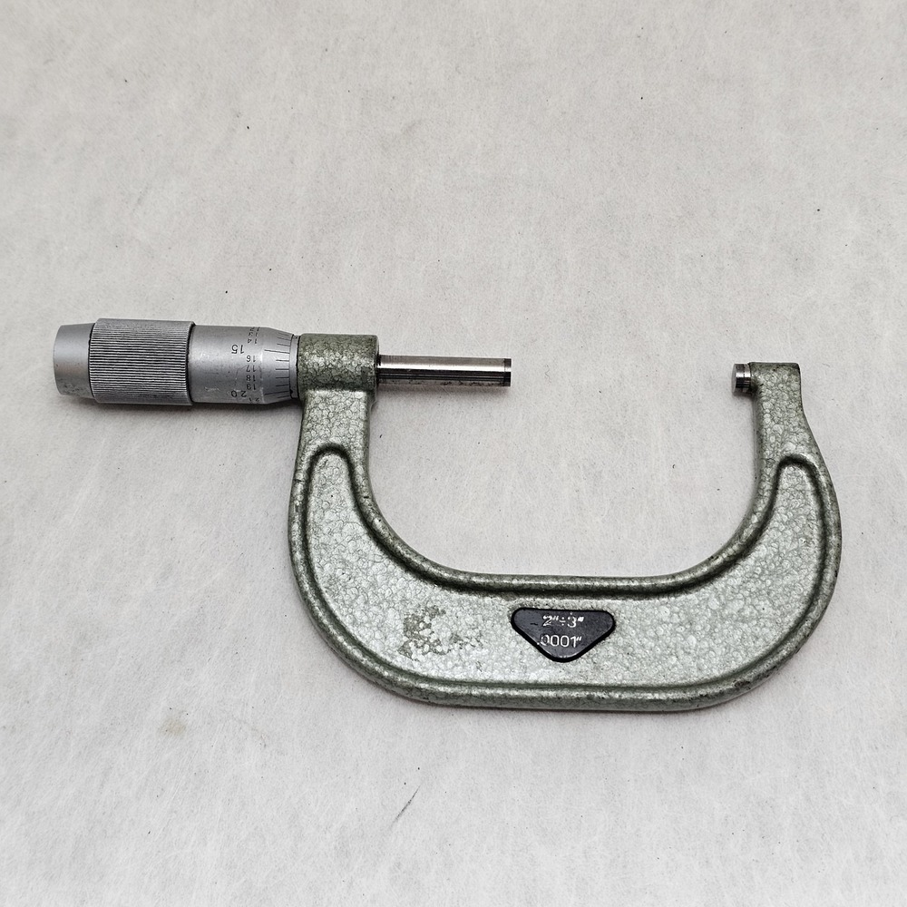 Yuasa 2 -3" Outside Micrometer .0001" Graduation Poland Machinist Precision Tool